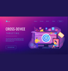 Multi Device Targeting Concept Landing Page