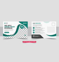 Corporate Postcard Template Design