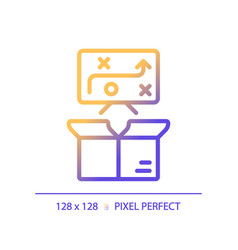 2d Gradient Performance Method Linear Icon