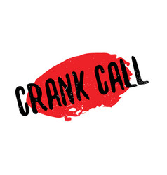 Crank Call Rubber Stamp