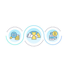 Fast Data Processing Loop Concept Icon