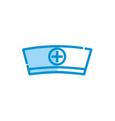 Isolated Nurse Hat Icon Design