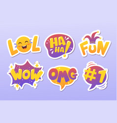 Funny Lol Stickers Set