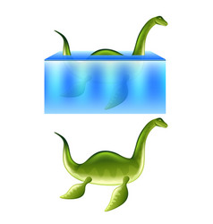 Nessie Loch Ness Monster Isolated