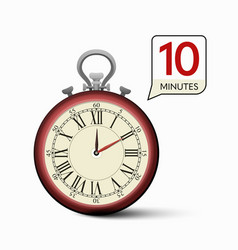 Ten Minutes Clock Icon - Stopwatch Symbol