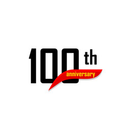 100th Anniversary Abstract Logo One