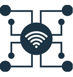 Connections Network Wifi Icon Simple Editable