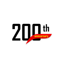 200th Anniversary Abstract Logo Two