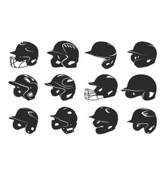 Baseball Helmet Silhouette Softball Helmet Svg