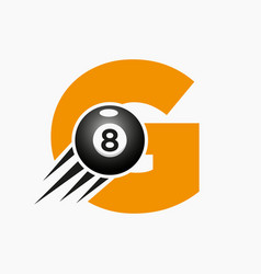 Letter G Billiards Or Pool Logo Design