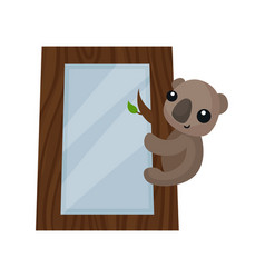 Cute Photo Frame With Koala Bear Album Template