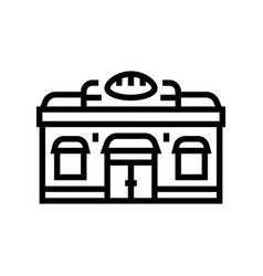 Bakery Shop Line Icon