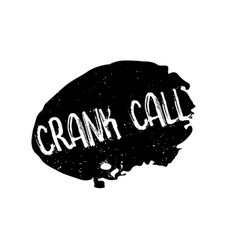 Crank Call Rubber Stamp