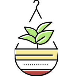 Plant Hanger Color Icon