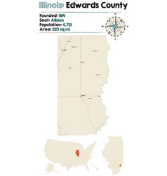 Map Of Edwards County In Illinois