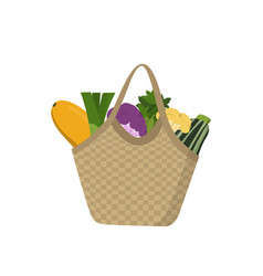 Eco Friendly Fabric Bag With Farm Products