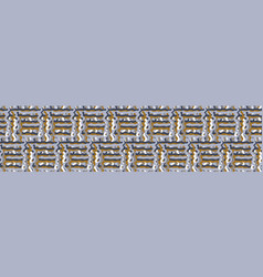 Masculine Seamless Border Speckled Simple Shape