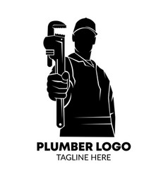 Plumbing Man Logo Design