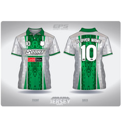 Eps Jersey Sports Shirt Green And White Crystal