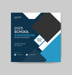 School Admission Social Media Post Template