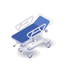 Medicine Medical Tool Stretcher Flat Isometric