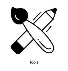 Tools Doodle Semi Solid Icon Design