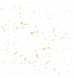 Gold Confetti Isolated On White Background