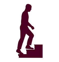 Man Climbing Stairs