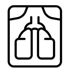 Care Chest Icon Outline Medical Xray