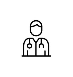 Doctor Icon Medicine Icon Outline Style Perfect