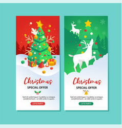 Set Of Christmas Special Offer Ticket