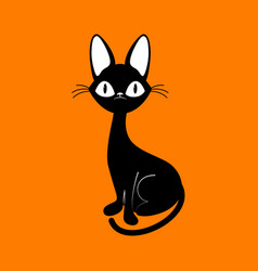 Black Cat Realistic Royalty Free Vector Image - VectorStock