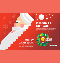 Christmas Sale Banner For Shoping Mall Or Store