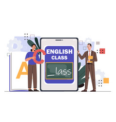 English Class Concept