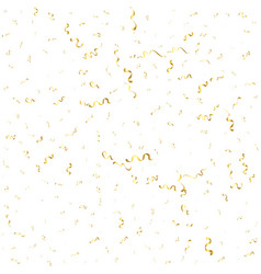 Gold Confetti Isolated On White Background