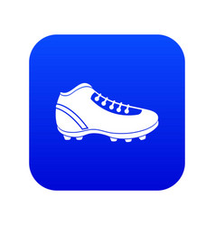 Baseball Cleat Icon Digital Blue