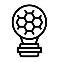 Bulb Chemistry Icon Outline Experiment