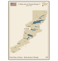 Map Lake And Peninsula Borough In Alaska