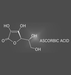 Vitamin C Ascorbic Acid Ascorbate Molecule