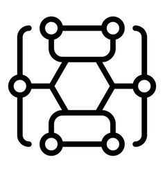 Chemistry Formula Icon Outline