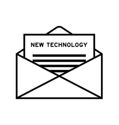 Envelope And Letter Sign With Word New Technology