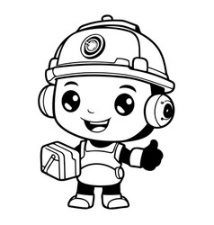 Cute Astronaut Character Design Cute Cartoon