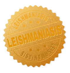 Golden Leishmaniasis Medallion Stamp