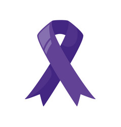 Purple Ribbon Icon