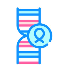 Dna Cancer Color Icon Sign