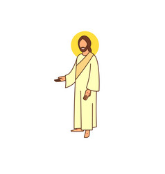 Standing Jesus Christ Or Son Of God Showing