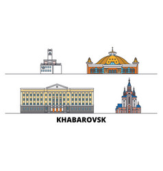 Russia Khabarovsk Flat Landmarks