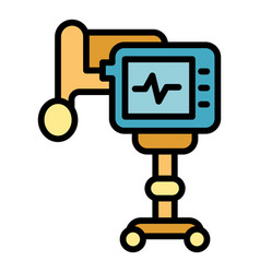 Device Ventilator Medical Machine Icon Color