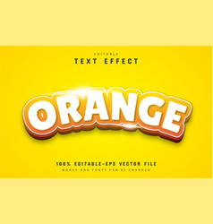 Orange Text Effect