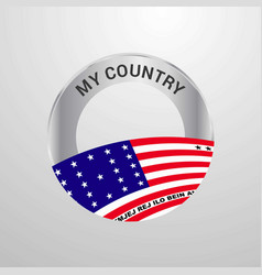 Bikini Atoll My Country Flag Badge